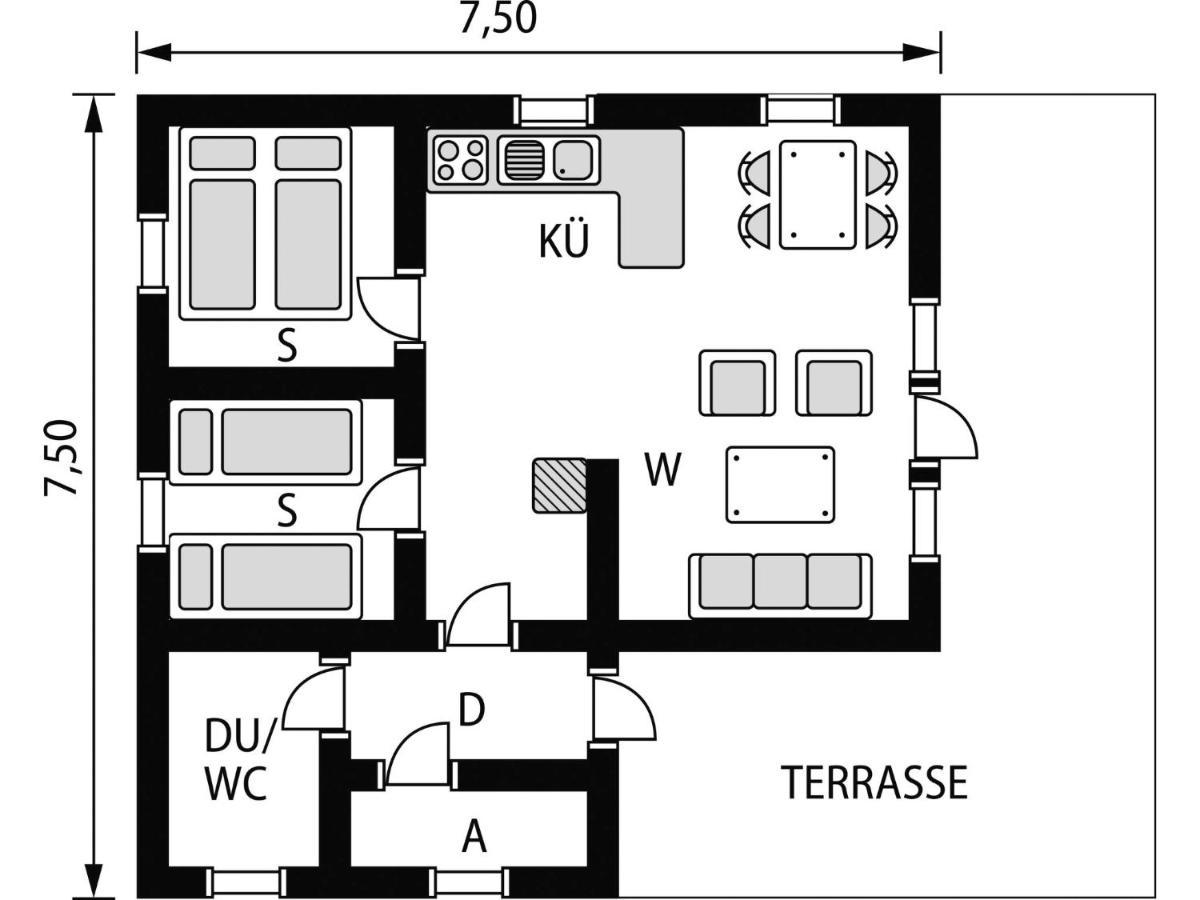 Holiday Home Granlien - FJS546 Gjolanger Exterior foto